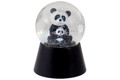 Snekugle med lys "Panda"